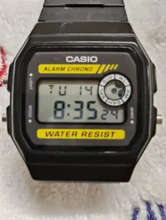 特価！CASIO デジタル腕時計 ALARM CHRONO ブラックのサムネイル