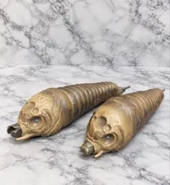 モスラ幼虫　ソフビ　当時品