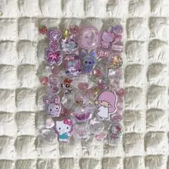 シールおすそ分け ピンク系✰ボンボンドロップ シール帳 シール交換 平成レトロ