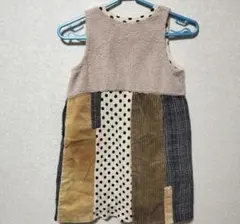 R.M.Mono パッチワークジャンパースカート　サイズ 130