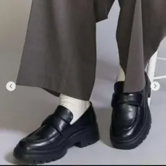 beauty&youth レザーライク ローファー 晴雨兼用のサムネイル