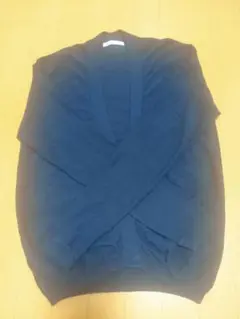 カーディガン L 紺色