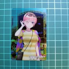 五等分の花嫁 ごと嫁 プラスチックカード ×1 一花