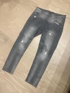 ZARA MAN ダメージデニムパンツ　スキニージーンズ