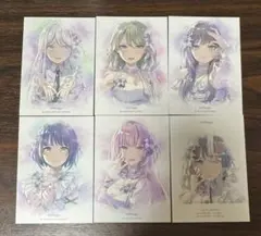 millsage 鳴らす　特典　キャラクターカード　ノーマル6種セット