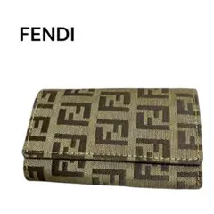 美品　FENDI フェンディ　キーケース　ズッカ柄　6連 2026年最新】フェンディ 6連キーケース ズッカの人気アイテム - メルカリ