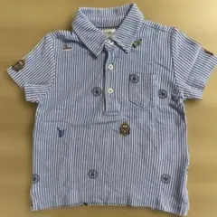 Ralph Lauren ストライプポロシャツ 18M 85㎝