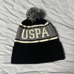 U.S. POLO ASSN. ポンポン付きニット帽
