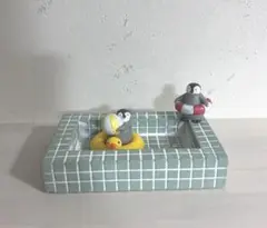 ナチュラルキッチン　インテリアタイルトレー、ペンギン