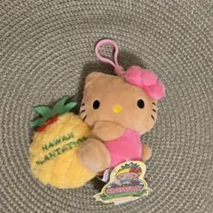 新品限定品日焼けHawaiiキティパイナップルぬいぐるみハローキティ