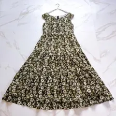 美品✨トッカ TOCCA 花柄ロングワンピース ノースリーブ Aライン フレアのサムネイル