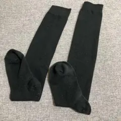 ニーハイソックス 黒 長さ約60cm 毛玉あり