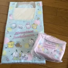 ちいかわ　サンリオ　ナガノ　ポーチ　エコバッグ　ハチワレ　うさぎ　シナモン