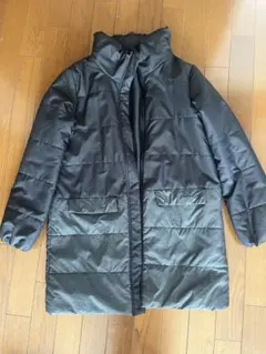 adidas neo ブラック キルティングジャケット