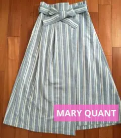 マリークワント MARYQUANT ストライプ ロングスカートのサムネイル