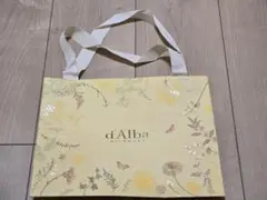 新品 ダルバ d'Alba ショッパー ギフトボックス ショップ袋 紙袋