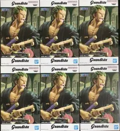 ワンピース　ゾロ　Grandista グランディスタ　フィギュア　6体セット