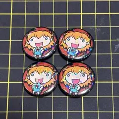 エヴァンゲリオン エヴァコロン アスカ 缶バッジ エヴァンゲリオン せきやゆりえ 缶バッジ アスカ