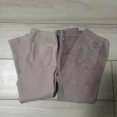 ユニクロ　レギンスパンツ　2点　100