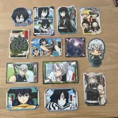 鬼滅の刃 ステッカーセット　13枚セット＋カード１枚