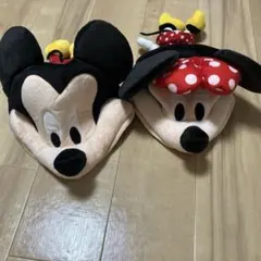 ディズニー　ミッキー　ミニーキャップ　2点セット