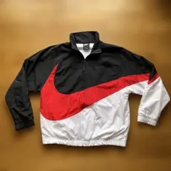 NIKE ナイロンジャケット L ブラック/レッド/ホワイト