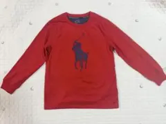 Polo Ralph Lauren 赤 長袖カットソー 120cm ビッグポニー