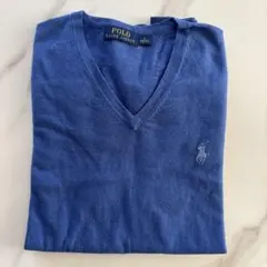 Polo Ralph Lauren Vネックセーター S ブルー メンズ