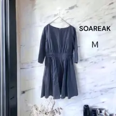 SOAREAKソアリーク デニム7分袖ワンピース膝丈Ｍサイズのサムネイル