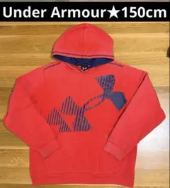 Under Armour レッド フード付きパーカー YLG145-155cm