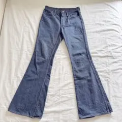裾幅34cm】 良シルエット スーパーフレア デニム - メルカリ