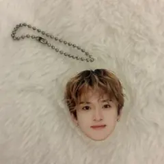 treasure カプセルトイ reboot 顔アクキー キーホルダー アサヒ