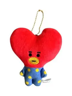 新品 TATA ぬいぐるみ ストラップ付き BT21 マスコット BTS