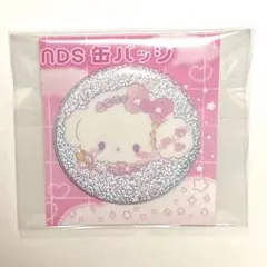 サンリオ こぎみゅん 缶バッジ キラキラ ホログラム いちご新聞