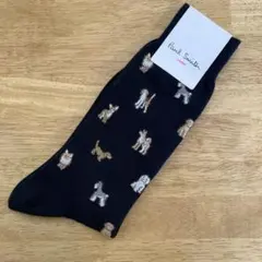 Paul Smith 犬柄ソックス ブラック 25-27cm