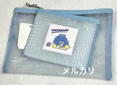 .タキシードサム　2連メッシュポーチ