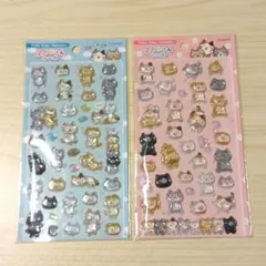 【正規品】【未使用】FukuFukuNyanko ぷくにゃんシール 2種セット