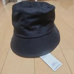 ブラック バケットハット　gu　55～58cm