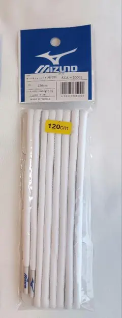 MIZUNO オーバルシューレース 120cm　ホワイト