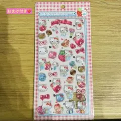 サンリオ　BON BON DROPシール　ハローキティ3Dステッカー