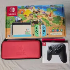 Nintendo Switch 本体とグリップコントローラー及びポーチのセット
