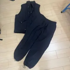 ユニバーサルオーバーオール　begin 別注　ダウンベスト　ナイロンセットアップ