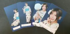 櫻坂46 生写真 大沼晶保 2026 浴衣 4種コンプ 美品のサムネイル
