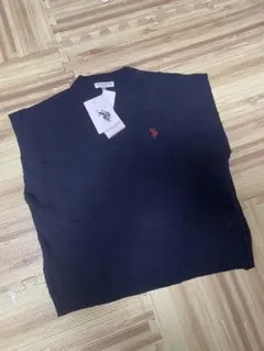 未使用. 大人気. U.S. POLO ASSN. ネイビー 半袖ニット