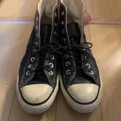 コンバース　オールスター　ハイカット　レザー ネイビー