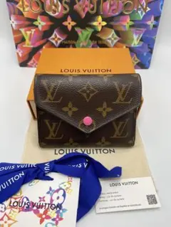 美品‼️ルイヴィトン　三つ折り財布　ポルトフォイユヴィクトリーヌ　モノグラム
