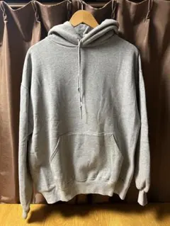 90s USA製 RUSSELL ATHLETIC 無地パーカー L グレー