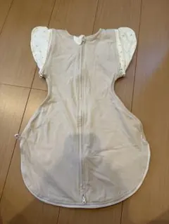 美品 ミモザ スワドル ねくるみneclumi Mサイズ おくるみ ベージュ