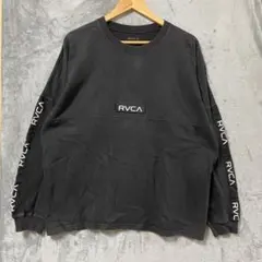 【L2642】RVCA ロンT サイズM ブラック