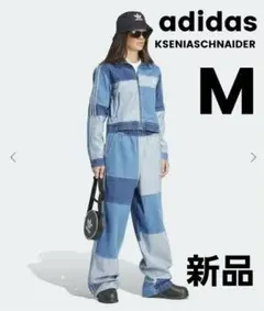 【希少】完売　セットアップ　デニムパッチワーク　ジャケット　パンツ　adidas